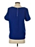 Mittoshop 100% Polyester Blue Short Sleeve Top Size S - photo 2