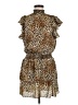 1.State 100% Polyester Animal Print Brown Casual Dress Size M - photo 1