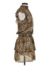 1.State 100% Polyester Animal Print Brown Casual Dress Size M - photo 4