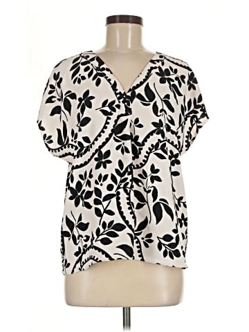 Ann Taylor Short Sleeve Blouse (view 1)