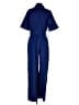 STAUD Solid Blue Jumpsuit Size L - photo 2