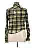 Fox 100% Cotton Plaid Green Long Sleeve Blouse Size XL - photo 2