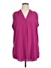 Worthington Purple Sleeveless Blouse Size XL - photo 1
