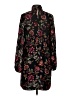 A.L.C. 100% Polyester Floral Black Casual Dress Size 4 - photo 2