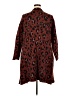 Torrid Animal Print Burgundy Coat Size 2X Plus (2) - photo 2