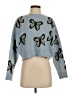 Luna Ivy 100% Polyester Blue Pullover Sweater Size S - photo 1