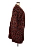 Torrid Animal Print Burgundy Coat Size 2X Plus (2) - photo 4