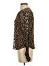 Joie 100% Viscose Animal Print Brown Long Sleeve Blouse Size S - photo 5