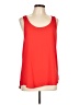Express 100% Polyester Red Sleeveless Blouse Size L - photo 1