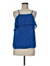 Lily White 100% Polyester Blue Tank Top Size M - photo 1