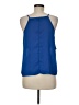 Lily White 100% Polyester Blue Tank Top Size M - photo 2
