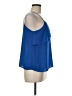 Lily White 100% Polyester Blue Tank Top Size M - photo 4
