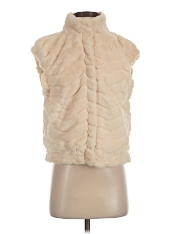 Maeve by Anthropologie Faux Fur Vest (view 1)
