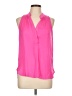 David Lerner 100% Polyester Pink Sleeveless Blouse Size L - photo 1