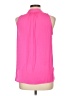 David Lerner 100% Polyester Pink Sleeveless Blouse Size L - photo 2