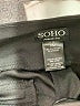SOHO Apparel Ltd Solid Black Dress Pants Size M (petite) - photo 8
