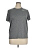 Nike 100% Polyester Gray Short Sleeve Top Size XL - photo 1