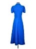 DKNY 100% Polyester Solid Blue Casual Dress Size 4 - photo 2