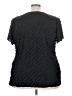 Brittany Black Black Short Sleeve Blouse Size 3X - photo 2
