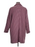 J.Jill Checkered-gingham Burgundy Coat Size XL - photo 2