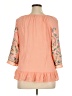 Zac & Rachel Orange 3/4 Sleeve Blouse Size XL (petite) - photo 2