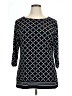 Charter Club Black 3/4 Sleeve Top Size XL - photo 1