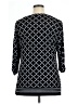 Charter Club Black 3/4 Sleeve Top Size XL - photo 2