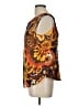 J.Crew 100% Silk Paisley Orange Sleeveless Silk Top Size 10 - photo 5