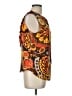J.Crew 100% Silk Paisley Orange Sleeveless Silk Top Size 10 - photo 4
