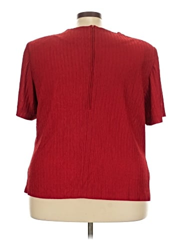 Leslie Fay Short Sleeve Blouse (view 2)