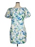 Jessica Howard Print Blue Cocktail Dress Size 16 - photo 1
