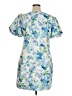 Jessica Howard Print Blue Cocktail Dress Size 16 - photo 2
