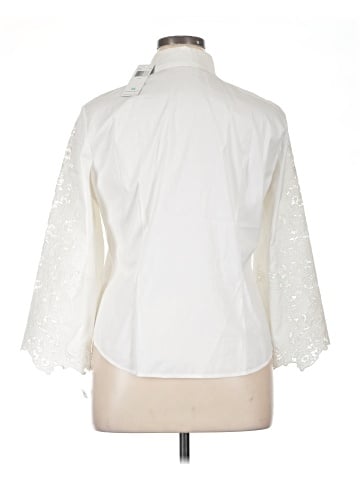 Dana Buchman 3/4 Sleeve Button-Down Shirt (view 2)