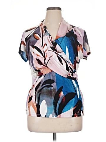 DKNY Short Sleeve Blouse (view 1)