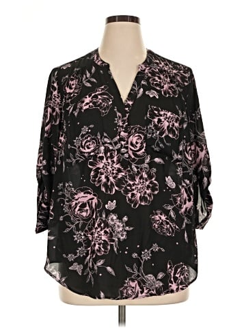 Torrid 3/4 Sleeve Blouse (view 1)