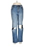 Celebrity Pink Color Block Blue Jeans Size 7 - photo 1