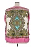 Isabella Rodriguez Pink Short Sleeve Blouse Size 3X - photo 2