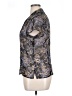 Sag Harbor 100% Polyester Animal Print Blue Short Sleeve Blouse Size 14 - photo 5