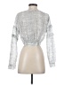 Zara Silver Long Sleeve Blouse Size S - photo 2
