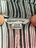 American Eagle Outfitters 100% Viscose Stripes Silver Casual Pants Size S - photo 7