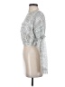Zara Silver Long Sleeve Blouse Size S - photo 5