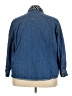 Bill Blass 100% Cotton Blue 3/4 Sleeve Button-Down Shirt Size 3X - photo 2