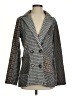 Mystree 100% Polyester Houndstooth Gray Blazer Size S - photo 1