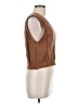 Pink Rose Brown Sweater Vest Size M - photo 4
