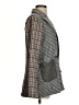 Mystree 100% Polyester Houndstooth Gray Blazer Size S - photo 4