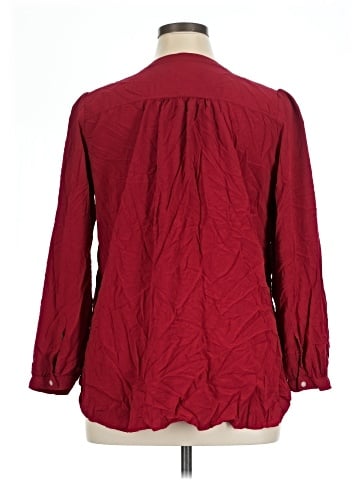 Ann Taylor LOFT Long Sleeve Blouse (view 2)