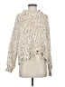 Pol 100% Polyester Tweed White Pullover Sweater Size S - photo 1