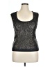 J.Crew Silver Sleeveless Top Size XL - photo 1