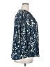 Papermoon 100% Polyester Blue 3/4 Sleeve Blouse Size XXL - photo 4