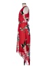 Apt. 9 100% Polyester Floral Red Casual Dress Size M - photo 5